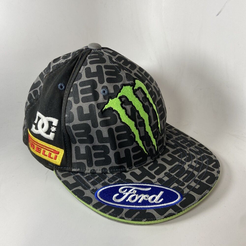 Ken Block 43 Pirelli DC Monster Energy Flex Fit Flexfit Men’s L XL